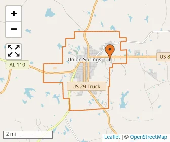 Area schools map